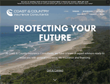 Tablet Screenshot of coastandcountryinsuranceconsultants.com.au